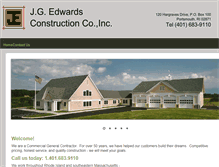 Tablet Screenshot of jgedwardsconstruction.com